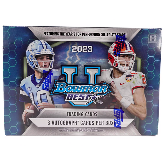 2023 Bowman University Best Football Breaker’s Delight Box