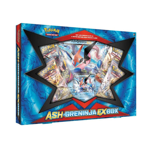 Pokémon TCG: Ash-Greninja-EX Collection Box – XY Series – 4 Booster Packs