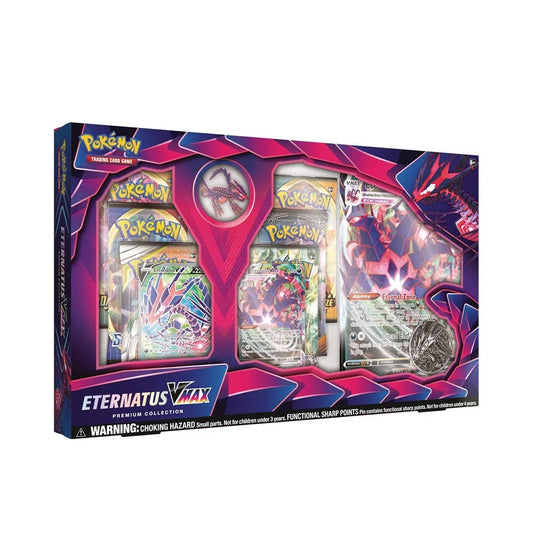 Pokémon TCG: Eternatus VMAX Premium Collection – 6 Booster Packs
