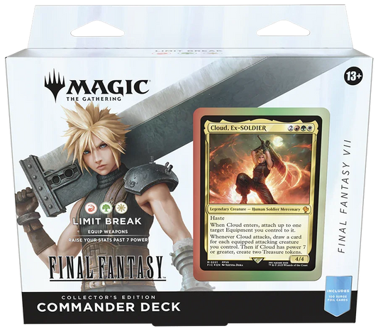 Magic: The Gathering – Universes Beyond – Final Fantasy – Collector Commander Deck – Cloud, Ex-Soldier