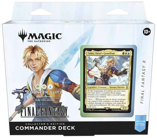 Magic: The Gathering – Universes Beyond – Final Fantasy – Collector Commander Deck – Tidus, Yuna’s Guardian