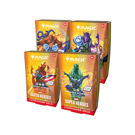 Magic: The Gathering – Universes Beyond – Marvel Super Heroes – Collector Commander Deck – Bundle