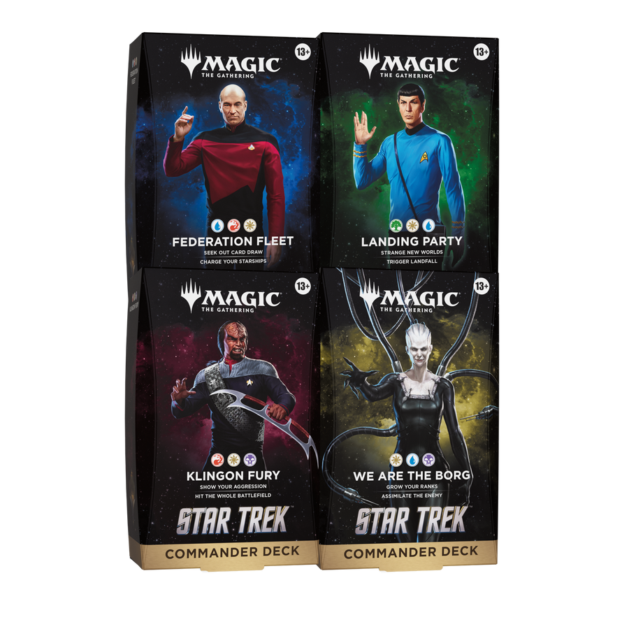 Magic: The Gathering – Star Trek – Commander Deck – Bundle