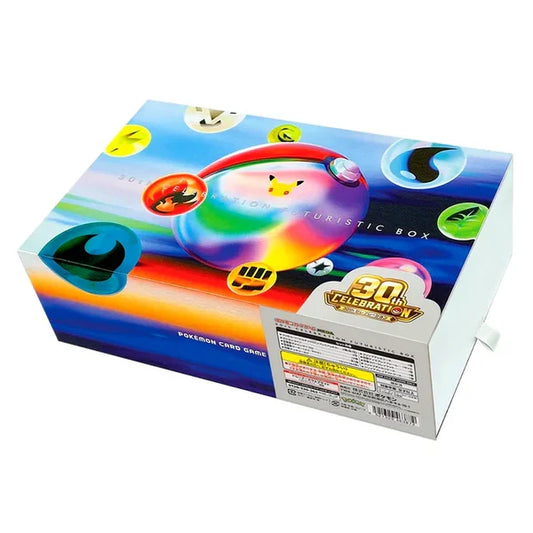 Pokémon TCG: MEGA 30th Celebration Futuristic Box – Japanese – 2 Pikachu ex FUR Promos [Preorder]